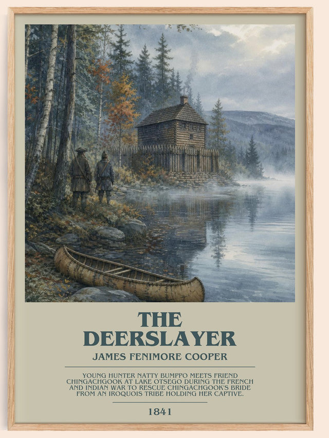 The Deerslayer Bookish Wall Art by James Fenimore Cooper