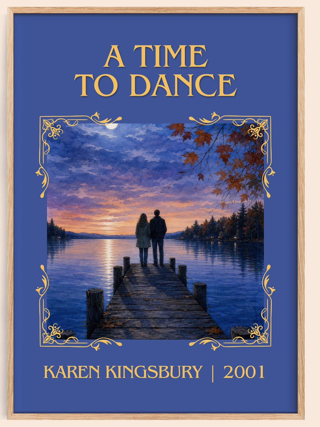A Time to Dance Classic Book Art Print by Karen Kingsbury – book poster