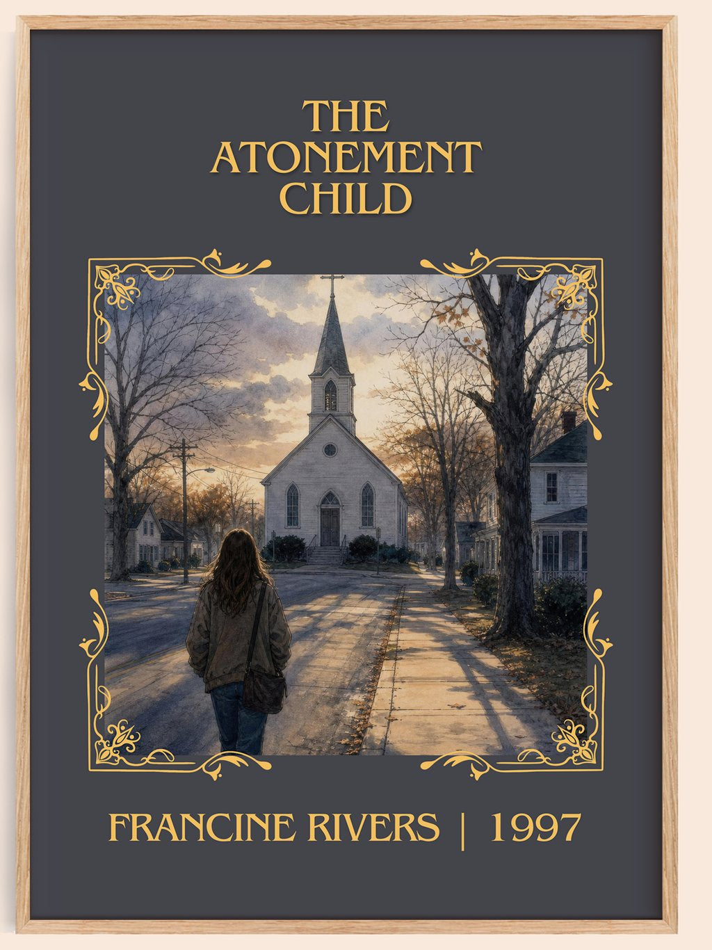 The Atonement Child Classic Book Art Print by Francine Rivers – book poster