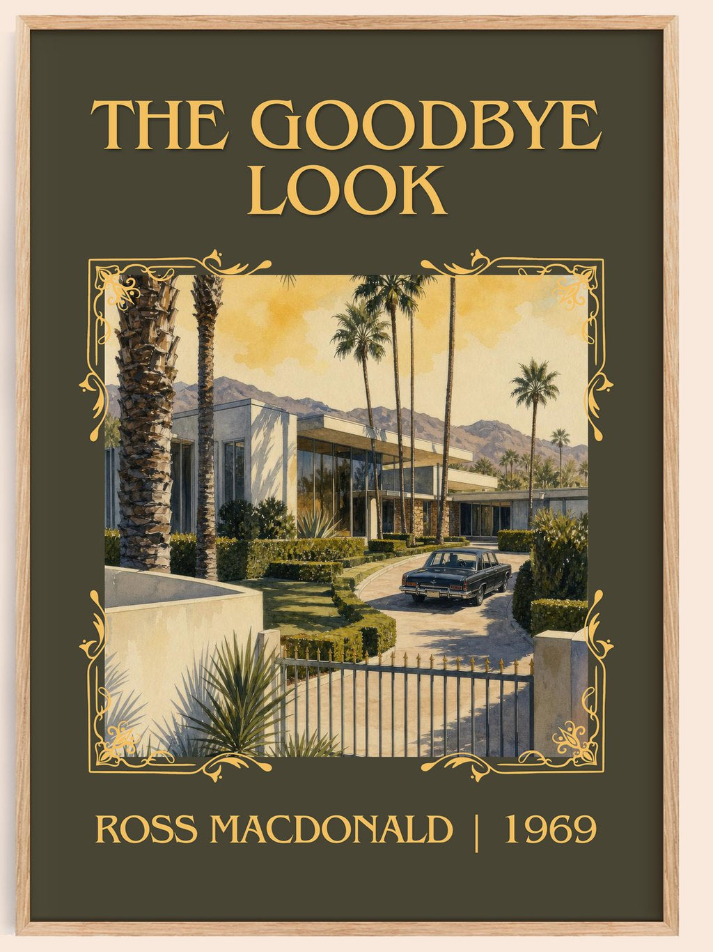 The Goodbye Look Classic Book Art Print by Ross Macdonald – book poster