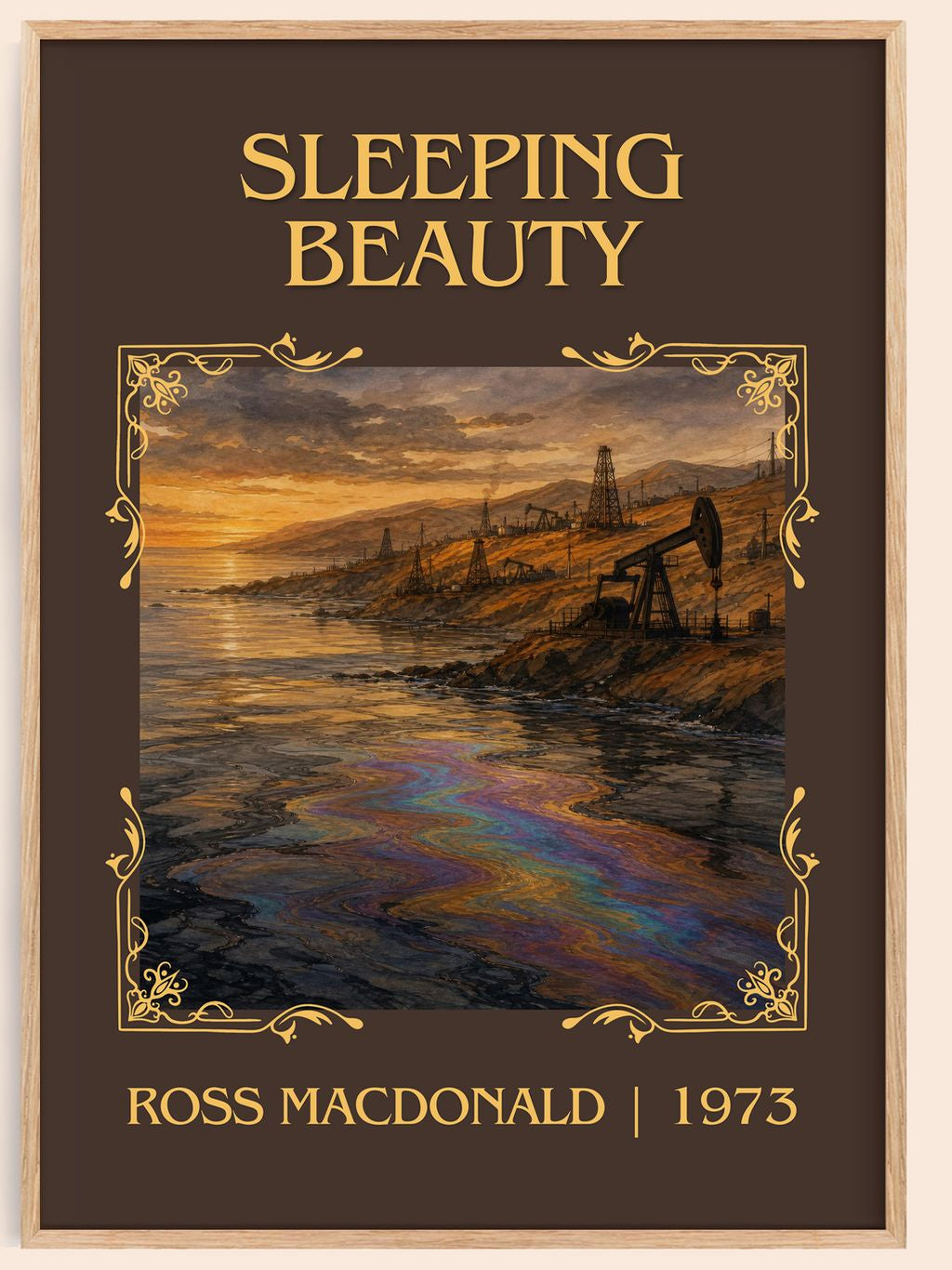 Sleeping Beauty Classic Book Art Print by Ross Macdonald – book poster
