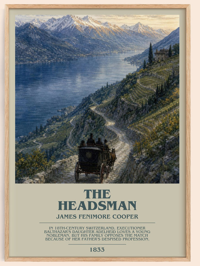 The Headsman Bookish Wall Art by James Fenimore Cooper