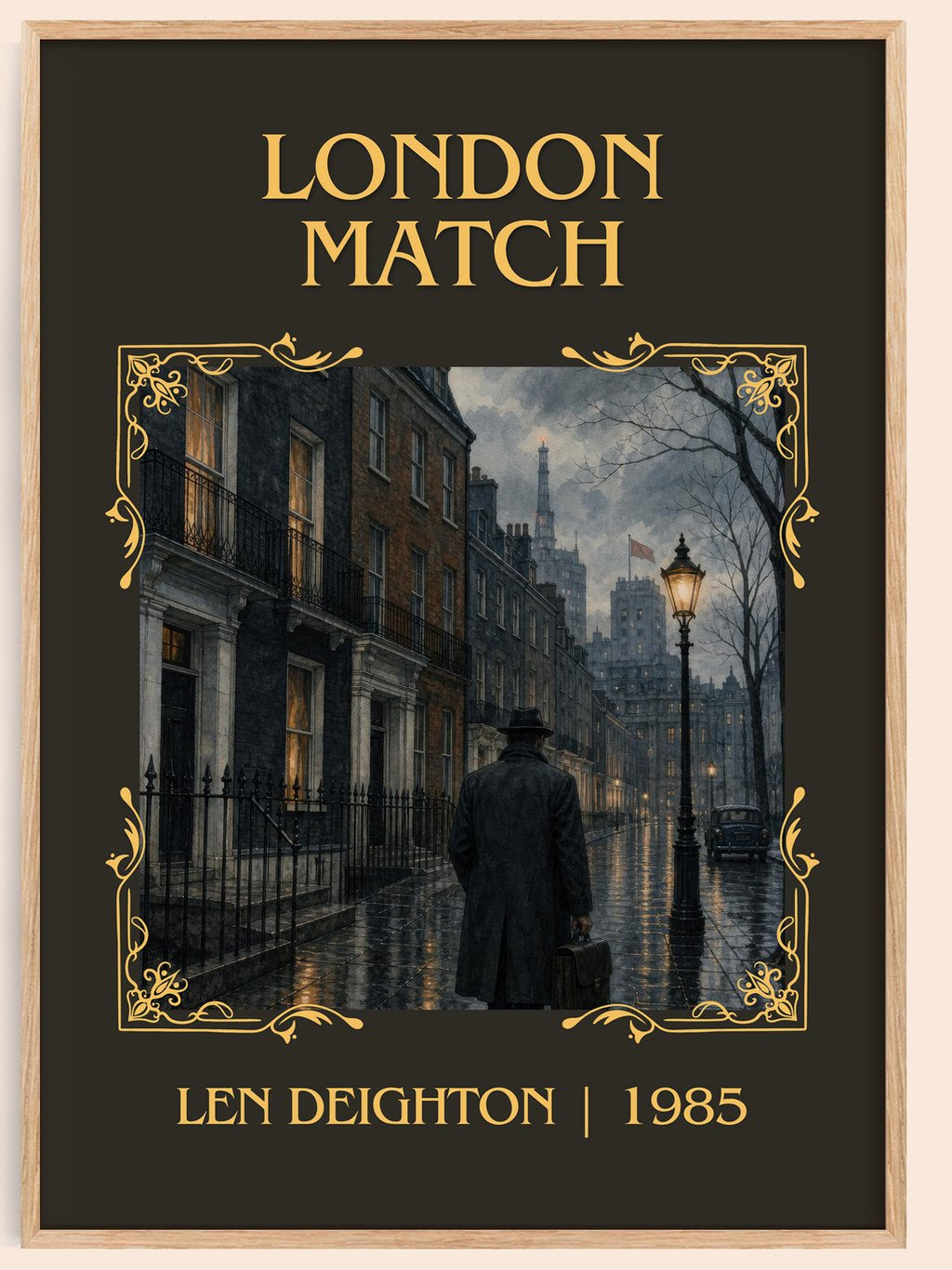 London Match Classic Book Art Print by Len Deighton – book poster