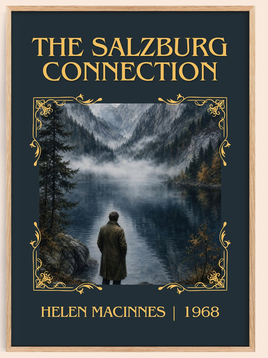 The Salzburg Connection Classic Book Art Print by Helen MacInnes – book poster