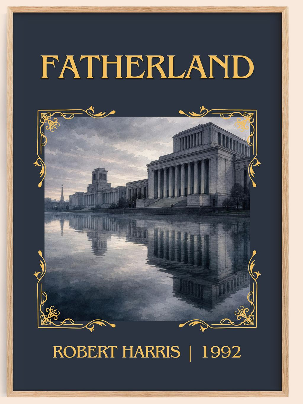 Fatherland Classic Book Art Print by Robert Harris – book poster