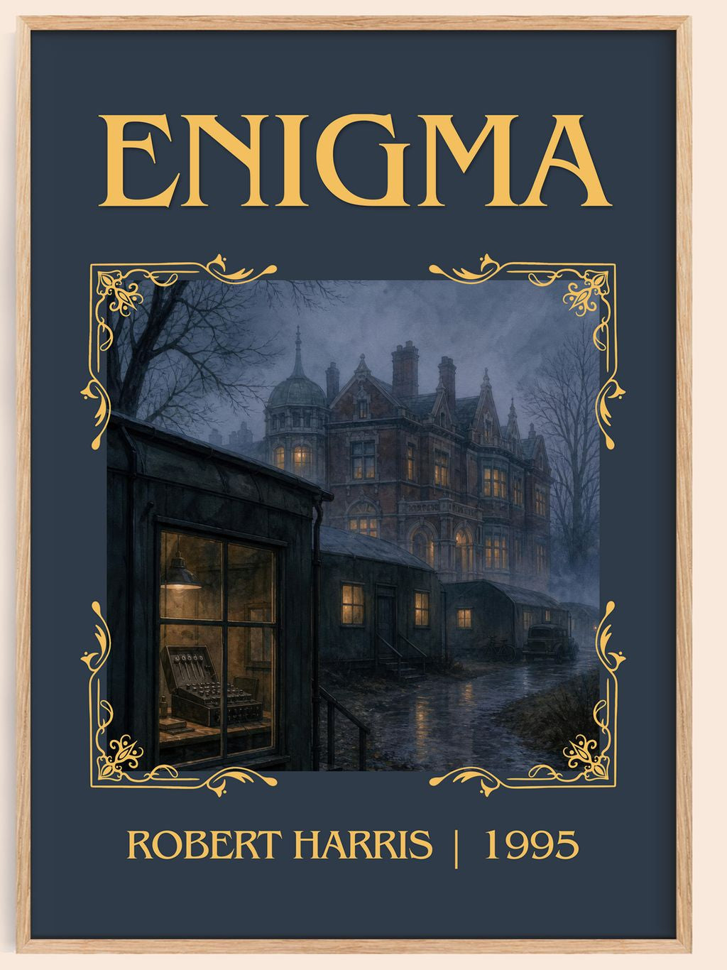 Enigma Classic Book Art Print by Robert Harris – book poster