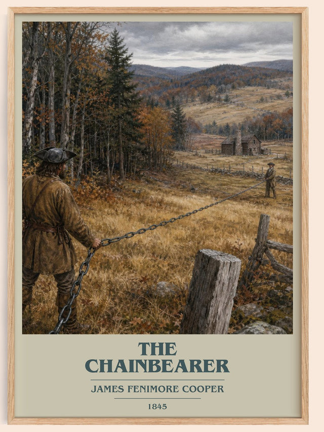 The Chainbearer Book Cover Poster by James Fenimore Cooper