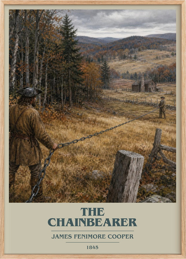 The Chainbearer Book Cover Poster by James Fenimore Cooper