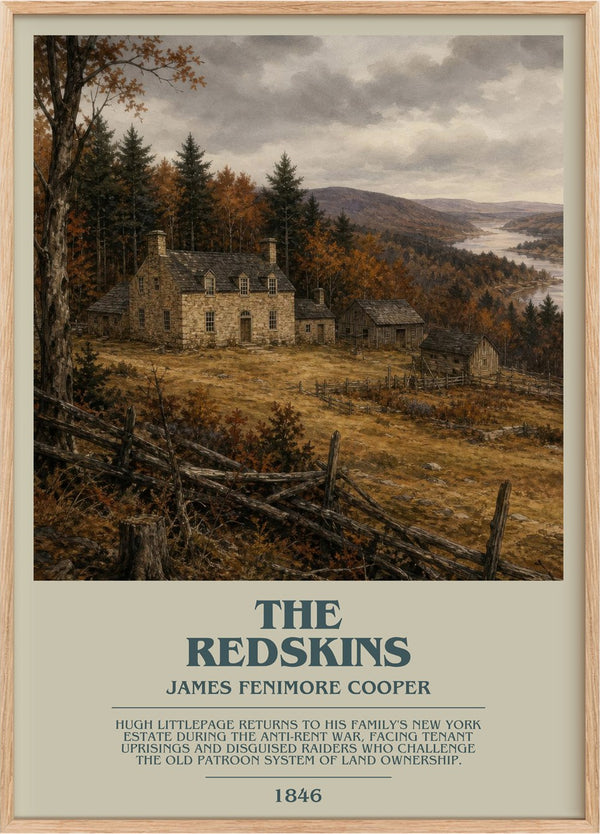 The Redskins Bookish Wall Art by James Fenimore Cooper