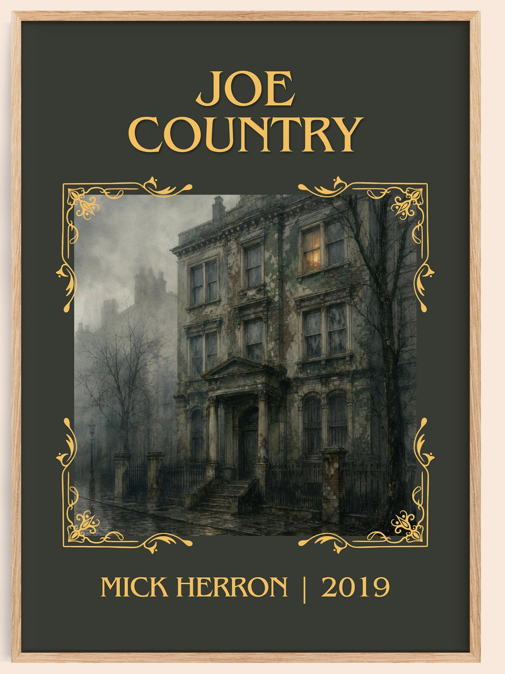 Joe Country Classic Book Art Print by Mick Herron – book poster