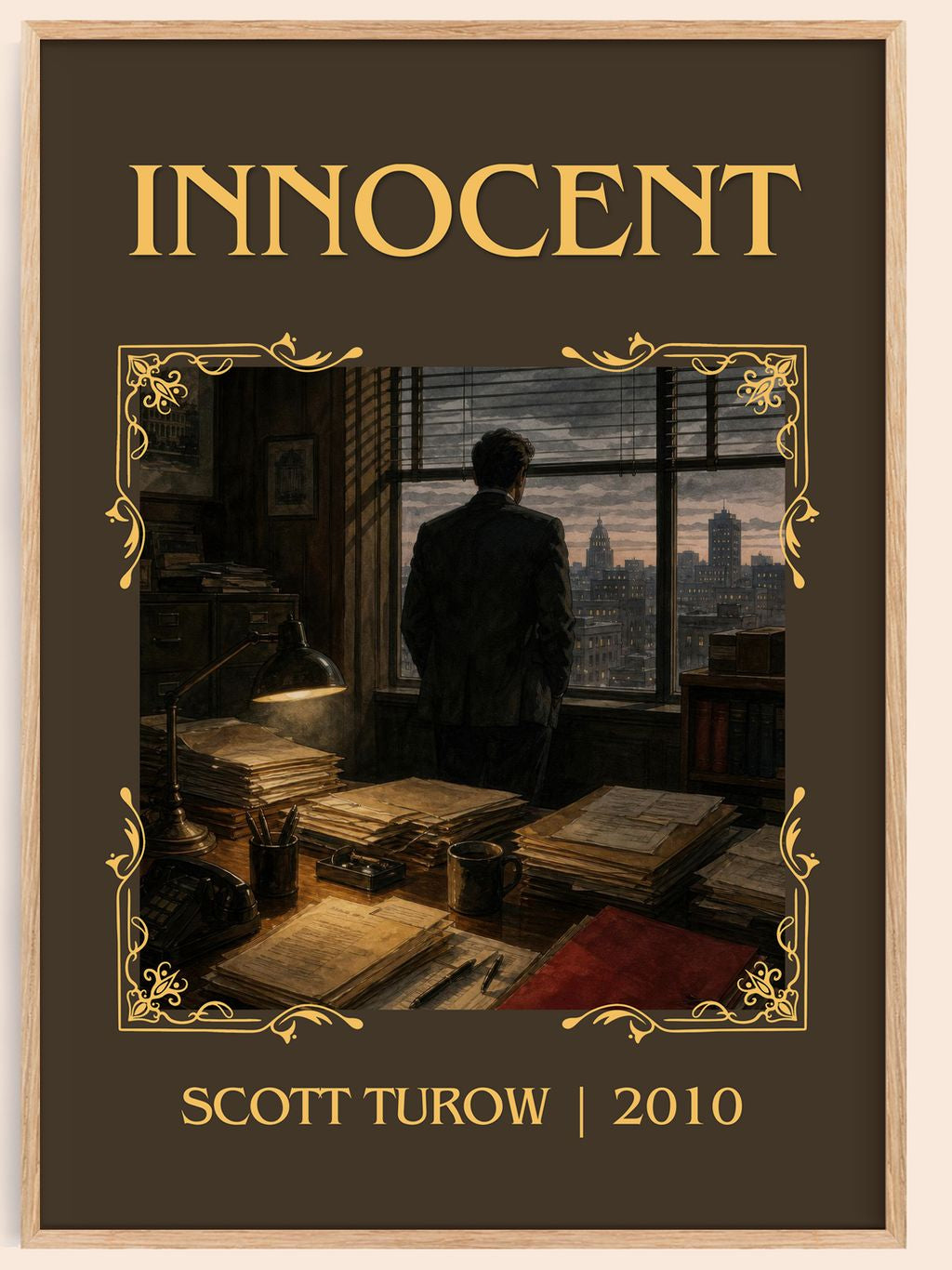 Innocent Classic Book Art Print by Scott Turow – book poster