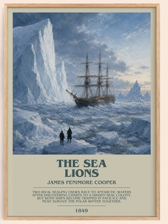 The Sea Lions Bookish Wall Art by James Fenimore Cooper
