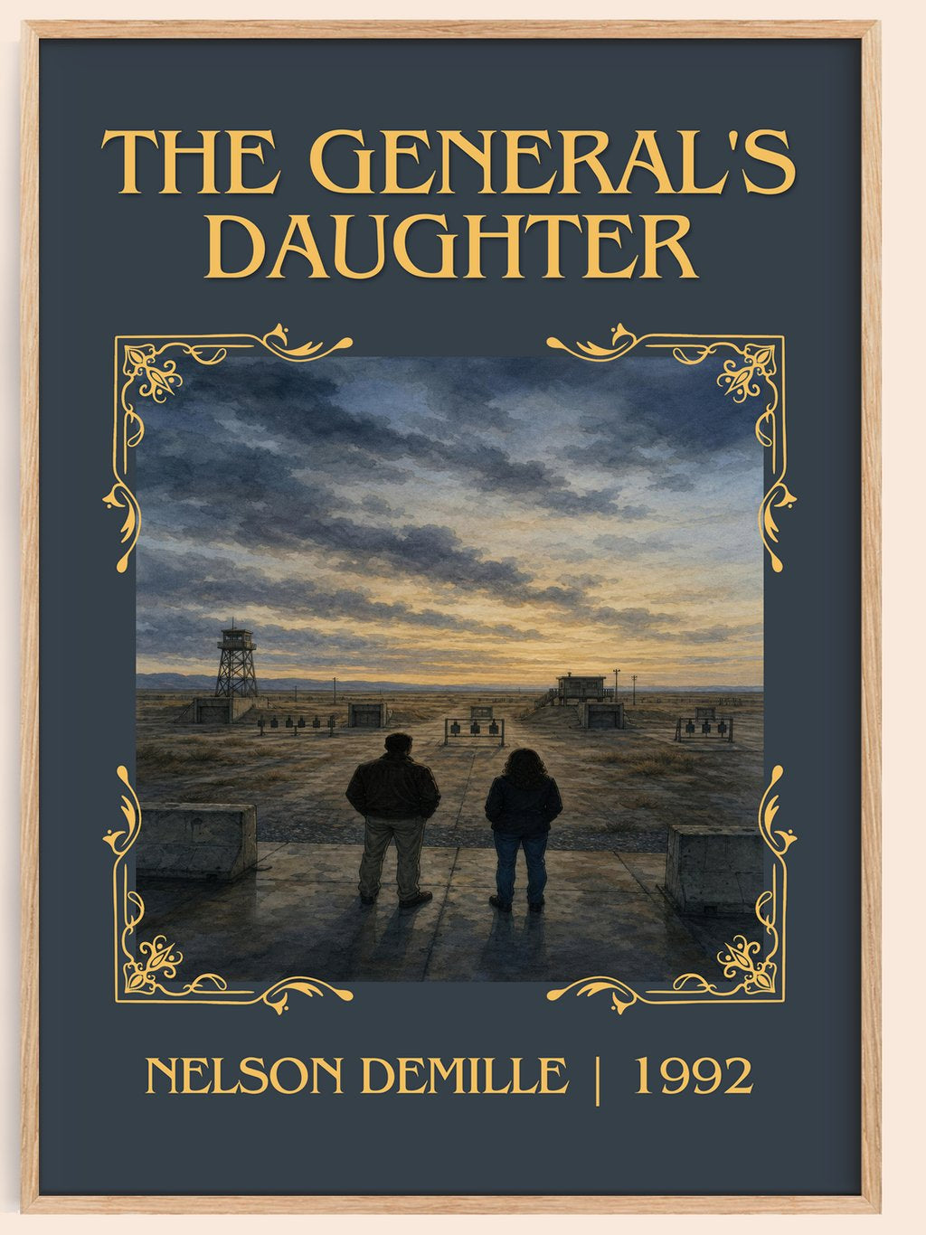 The General's Daughter Classic Book Art Print by Nelson DeMille – book poster