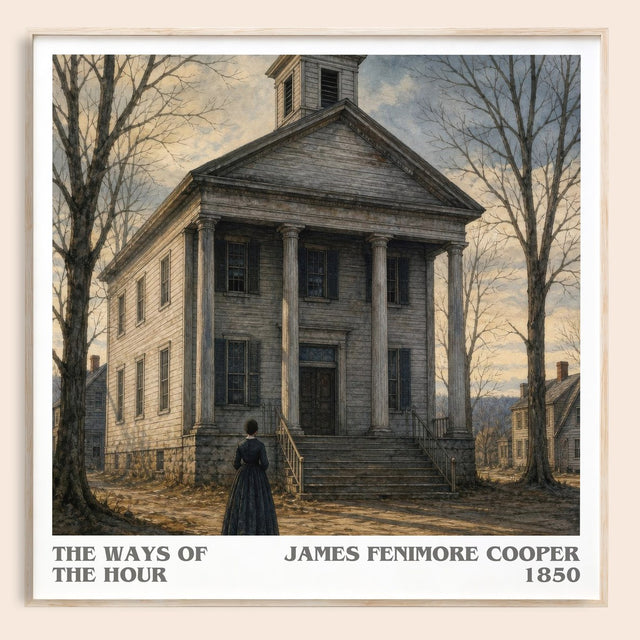 The Ways Of The Hour Literary Art Print by James Fenimore Cooper