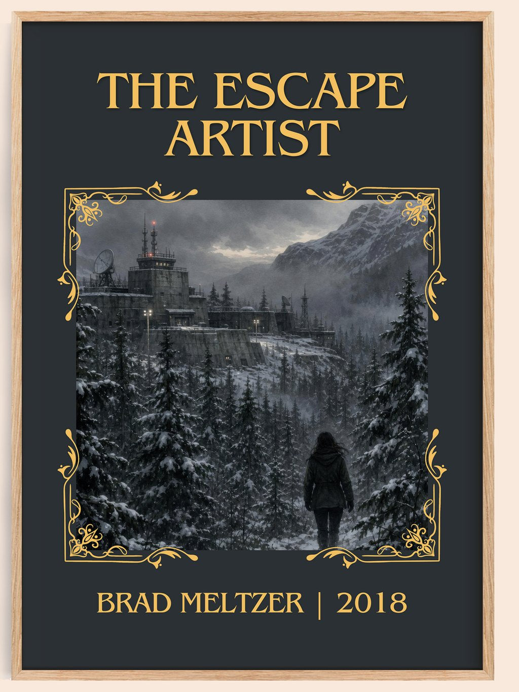 The Escape Artist Classic Book Art Print by Brad Meltzer – book poster