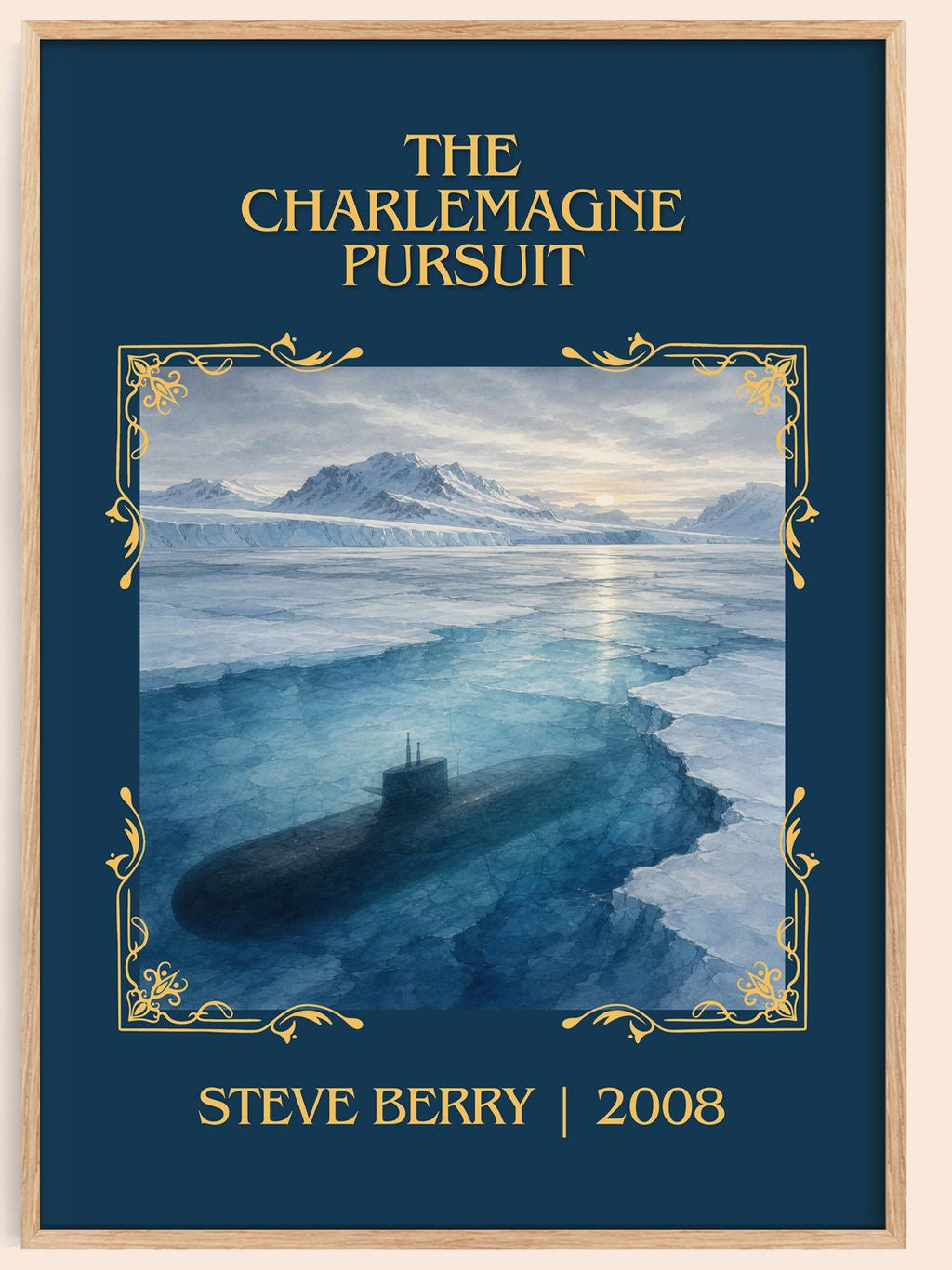 The Charlemagne Pursuit Classic Book Art Print by Steve Berry – book poster