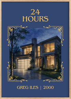 24 Hours Classic Book Art Print by Greg Iles