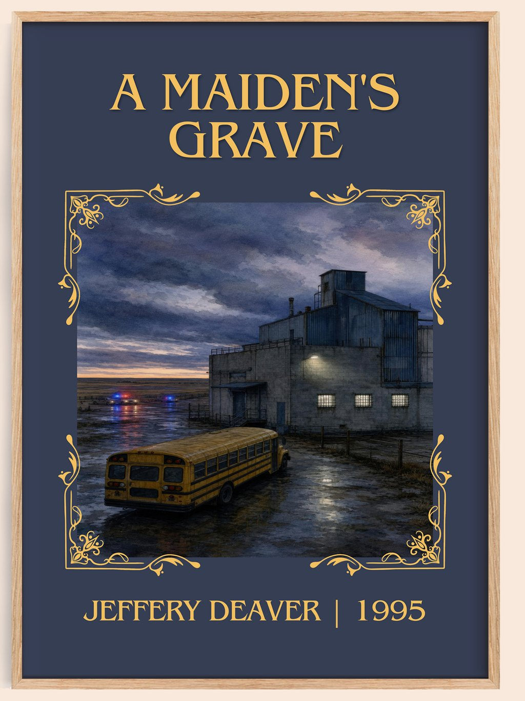 A Maiden's Grave Classic Book Art Print by Jeffery Deaver – book poster