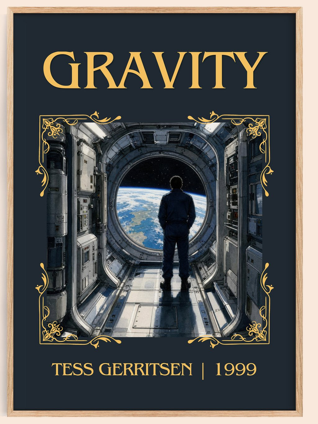 Gravity Classic Book Art Print by Tess Gerritsen – book poster