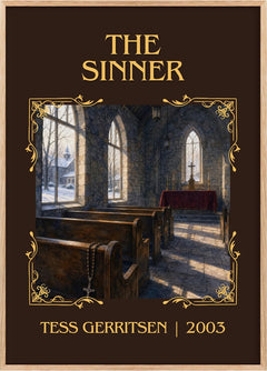 The Sinner Classic Book Art Print by Tess Gerritsen