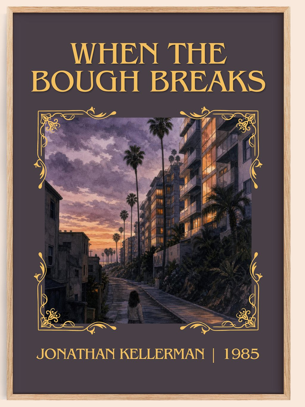 When the Bough Breaks Classic Book Art Print by Jonathan Kellerman – book poster
