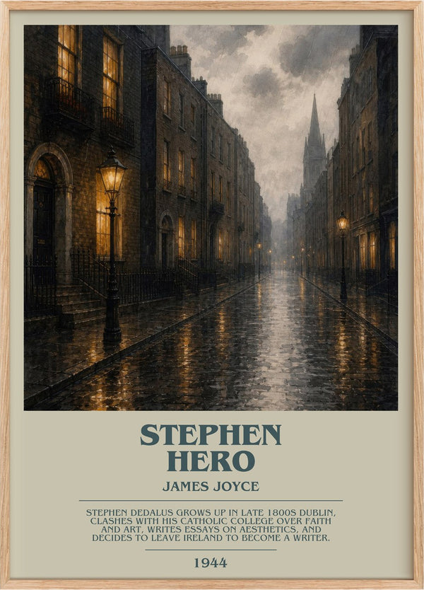 Stephen Hero Bookish Wall Art by James Joyce