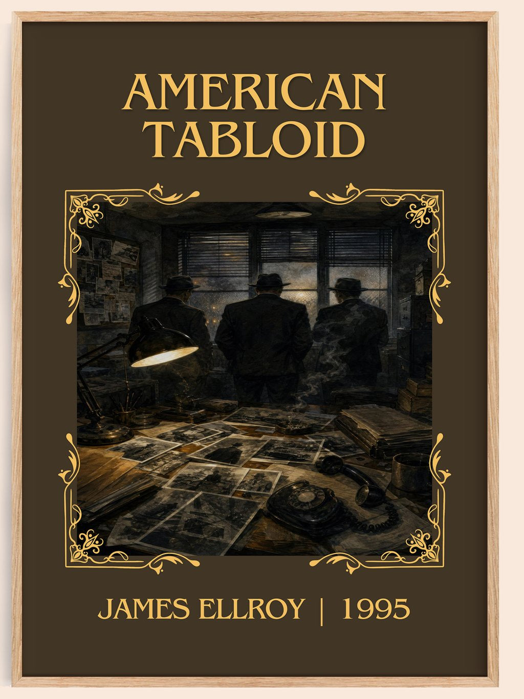 American Tabloid Classic Book Art Print by James Ellroy – book poster