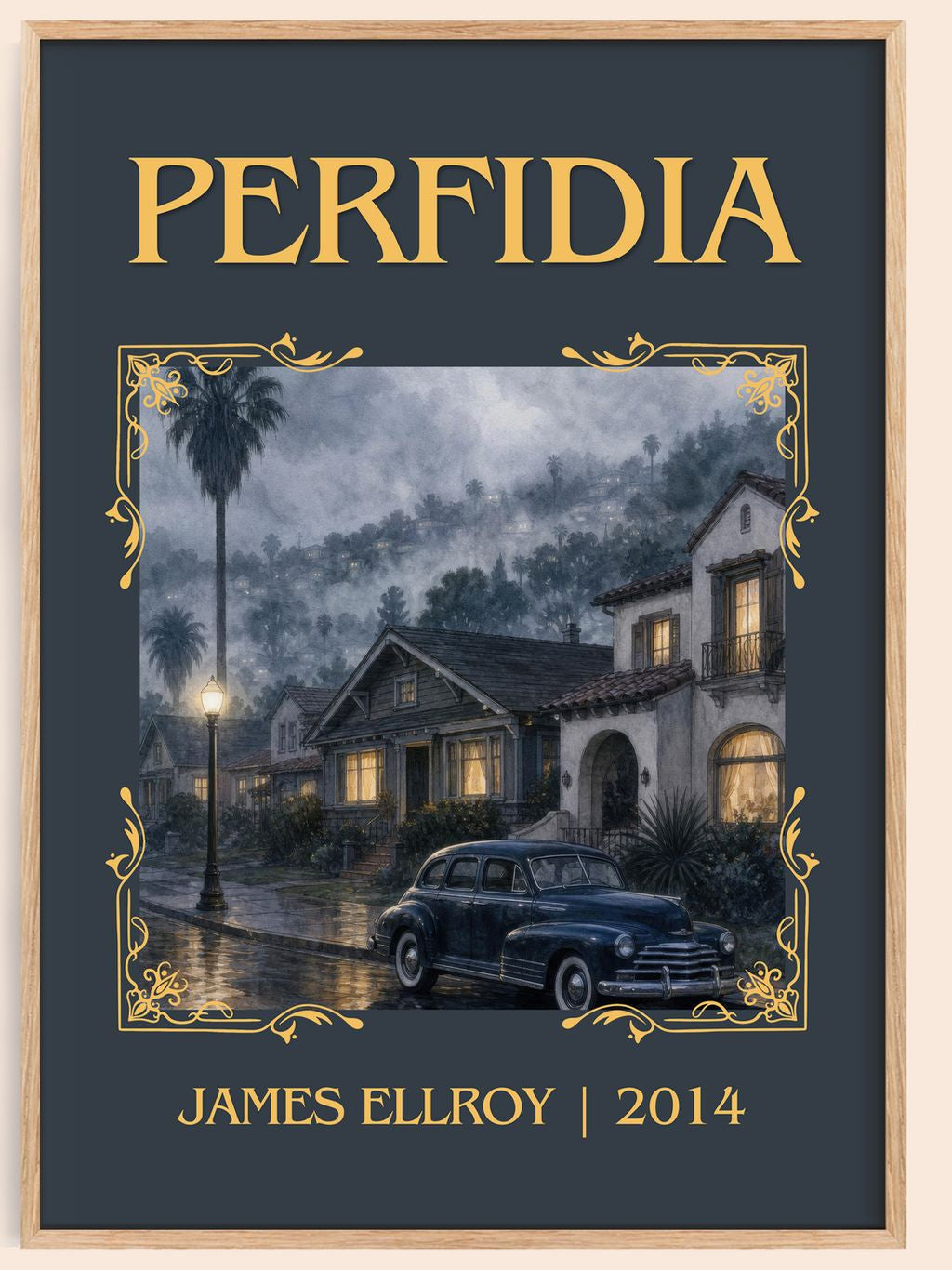Perfidia Classic Book Art Print by James Ellroy – book poster