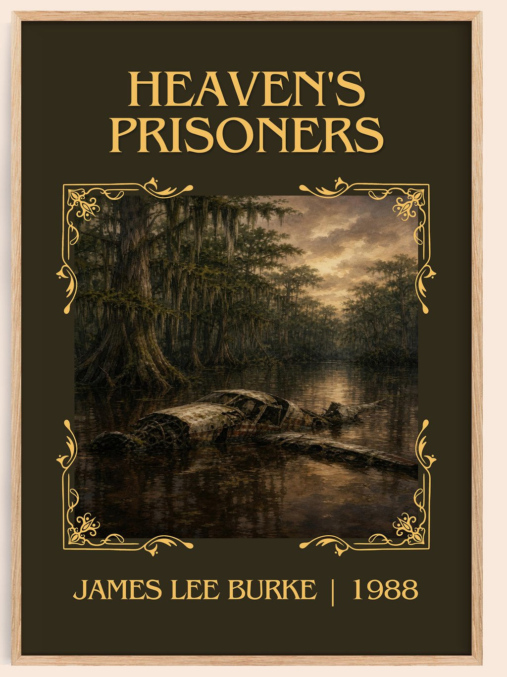 Heaven's Prisoners Classic Book Art Print by James Lee Burke – book poster