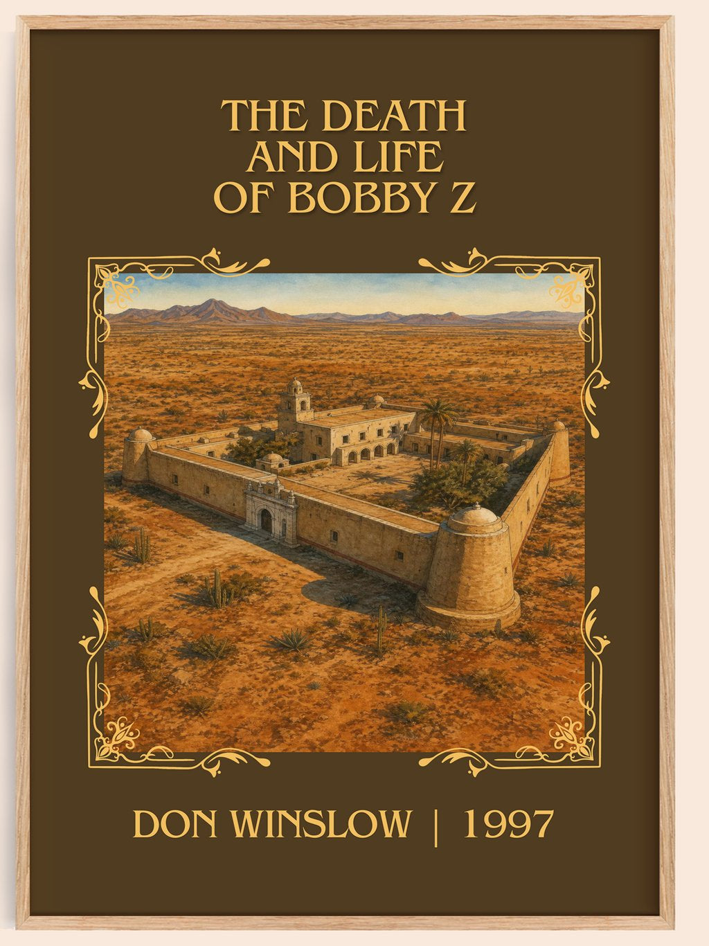 The Death and Life of Bobby Z Classic Book Art Print by Don Winslow – book poster