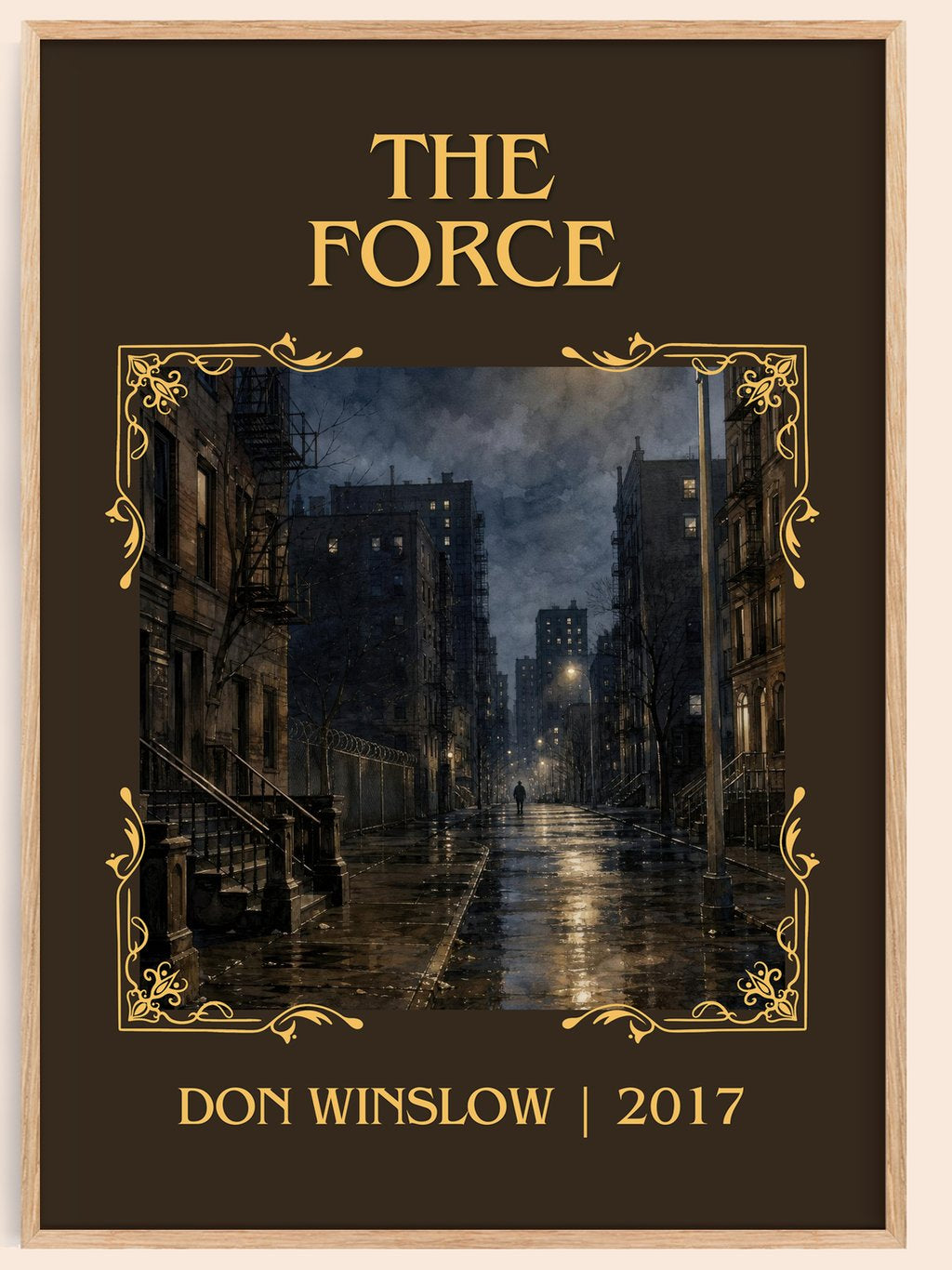 The Force Classic Book Art Print by Don Winslow – book poster