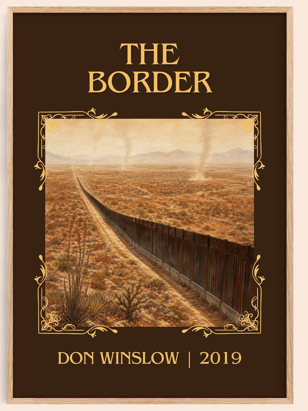 The Border Classic Book Art Print by Don Winslow – book poster