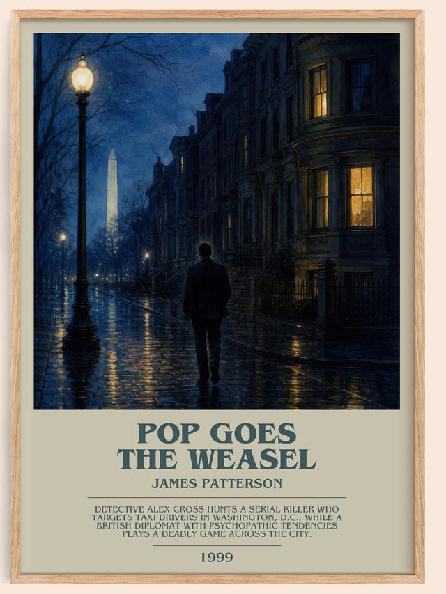 Pop Goes The Weasel Bookish Wall Art by James Patterson