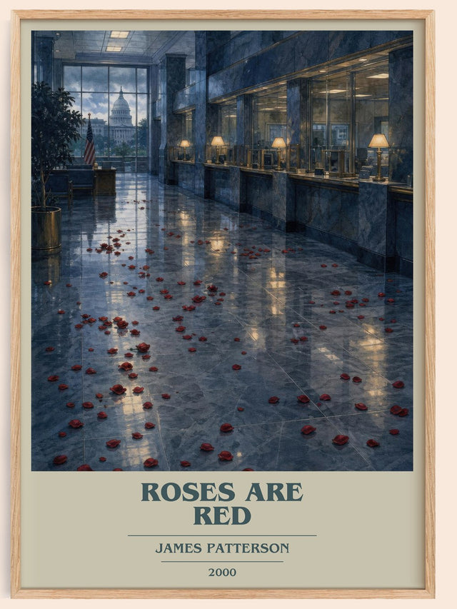 Roses Are Red Book Cover Poster by James Patterson