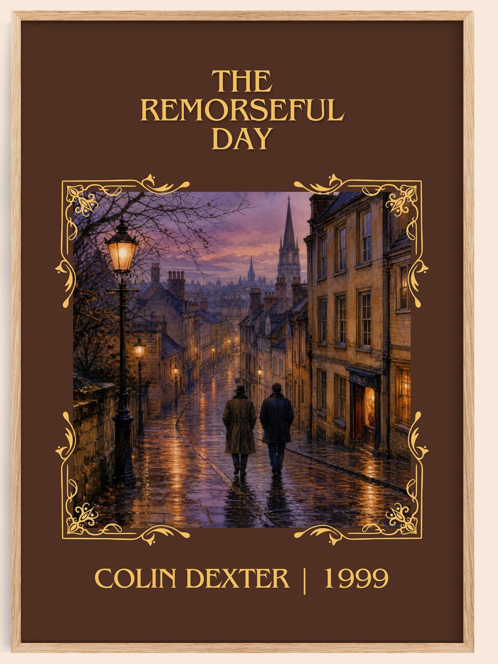 The Remorseful Day Classic Book Art Print by Colin Dexter – book poster