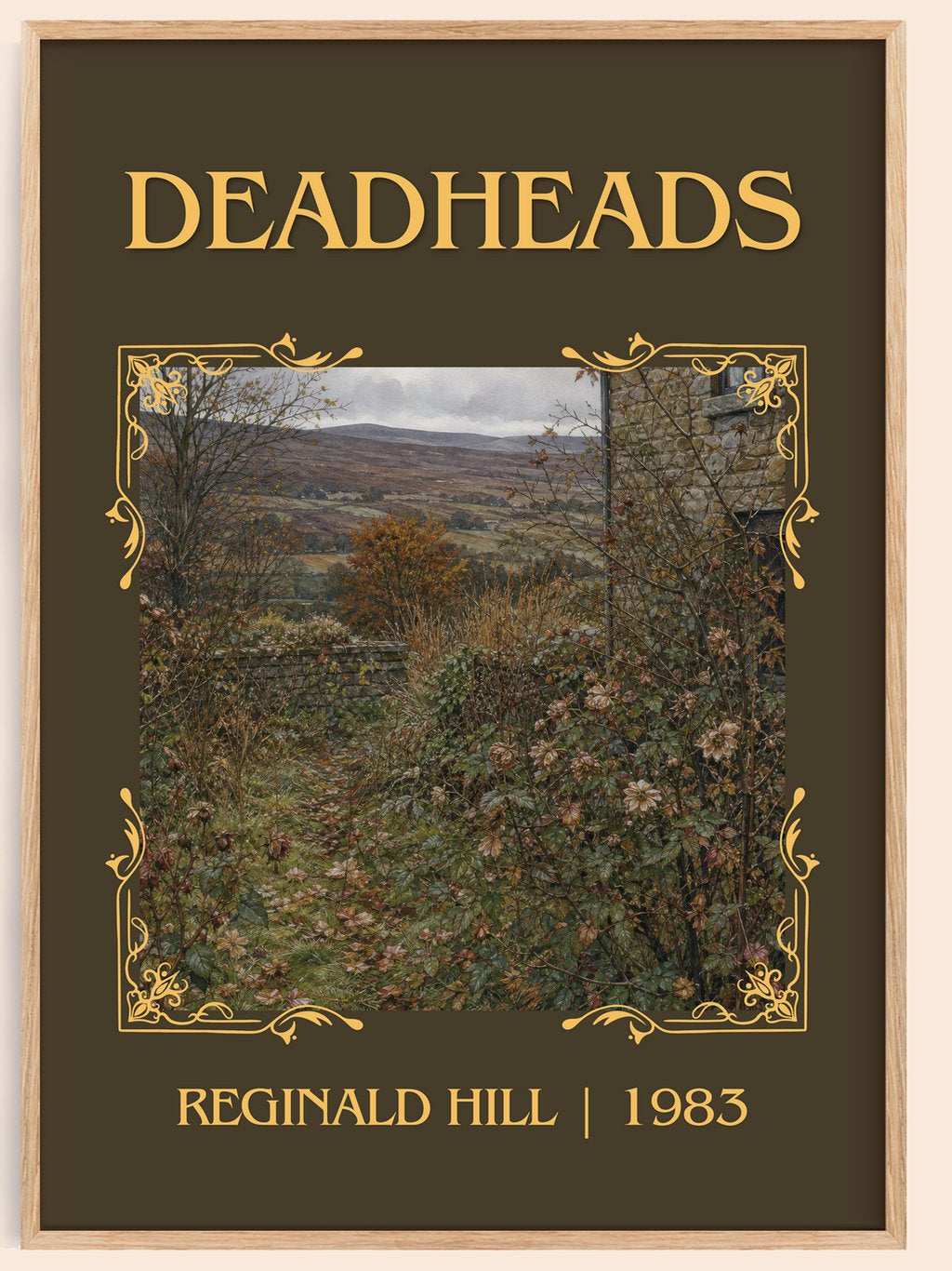 Deadheads Classic Book Art Print by Reginald Hill – book poster