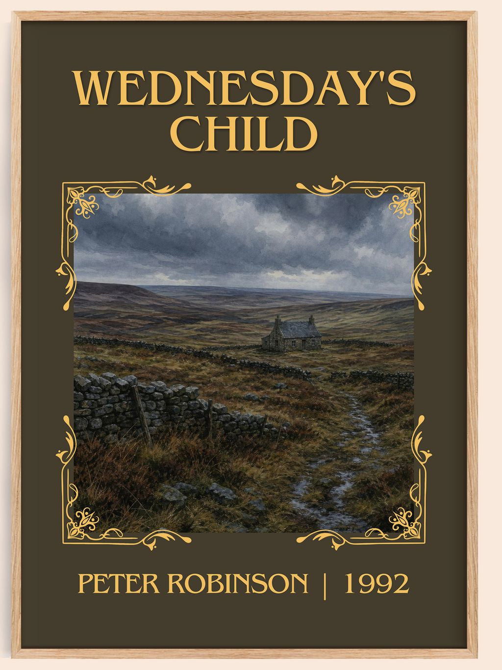Wednesday's Child Classic Book Art Print by Peter Robinson – book poster
