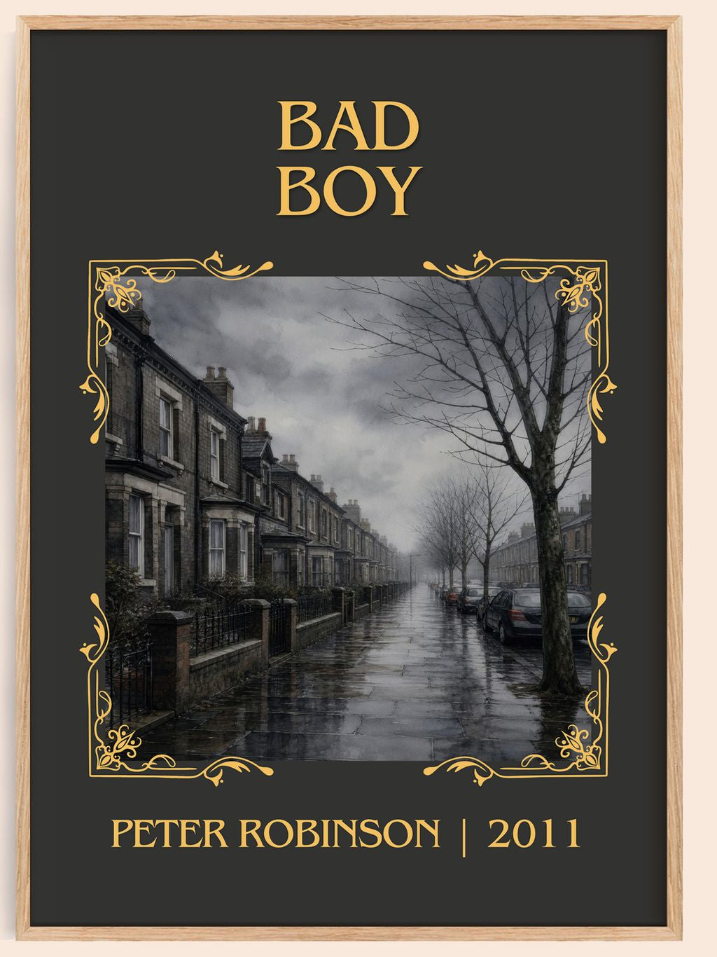 Bad Boy Classic Book Art Print by Peter Robinson – book poster