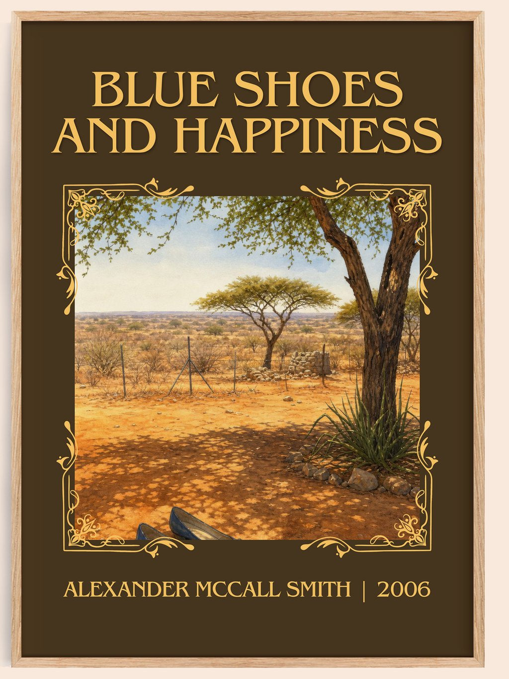 Blue Shoes and Happiness Classic Book Art Print by A. Smith – book poster
