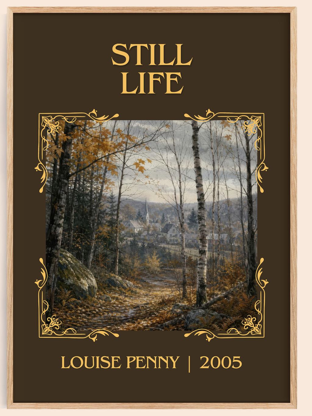 Still Life Classic Book Art Print by Louise Penny – book poster
