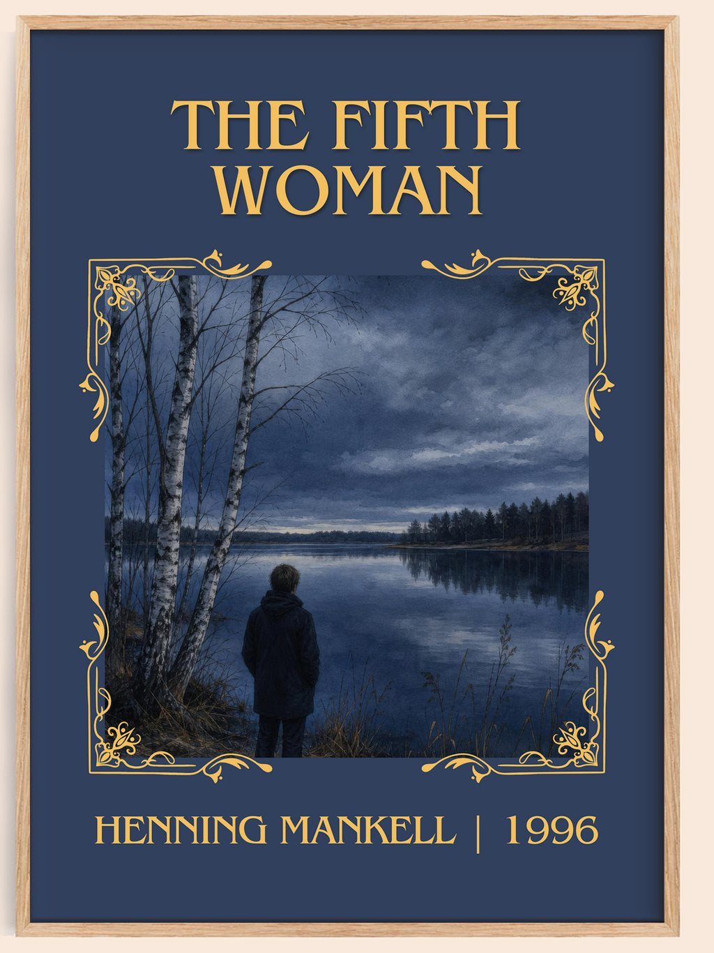 The Fifth Woman Classic Book Art Print by Henning Mankell – book poster