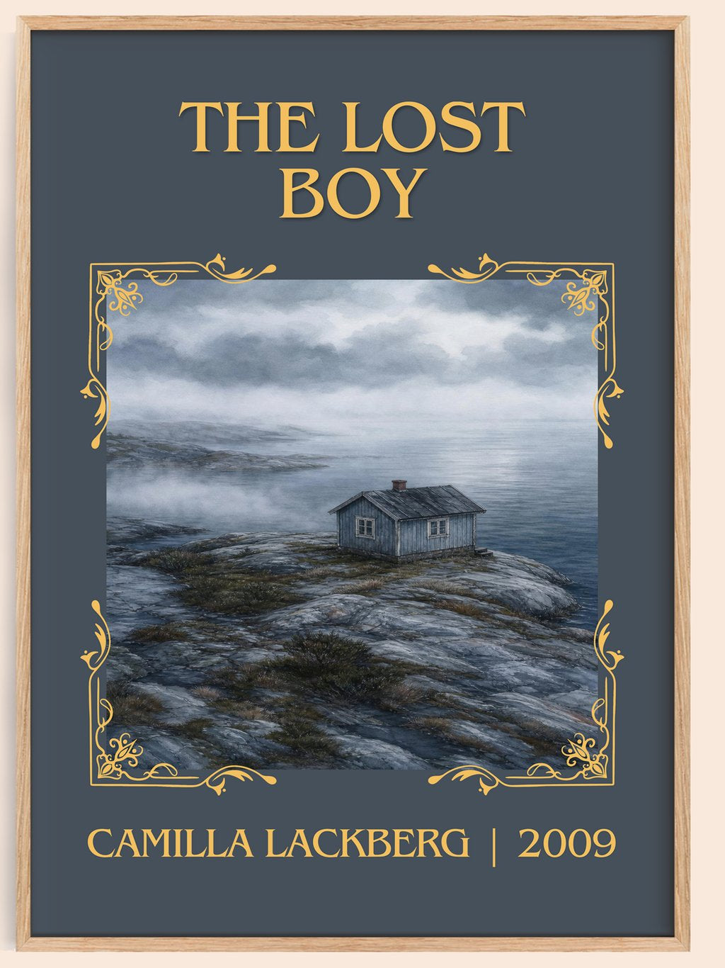 The Lost Boy Classic Book Art Print by Camilla Läckberg – book poster