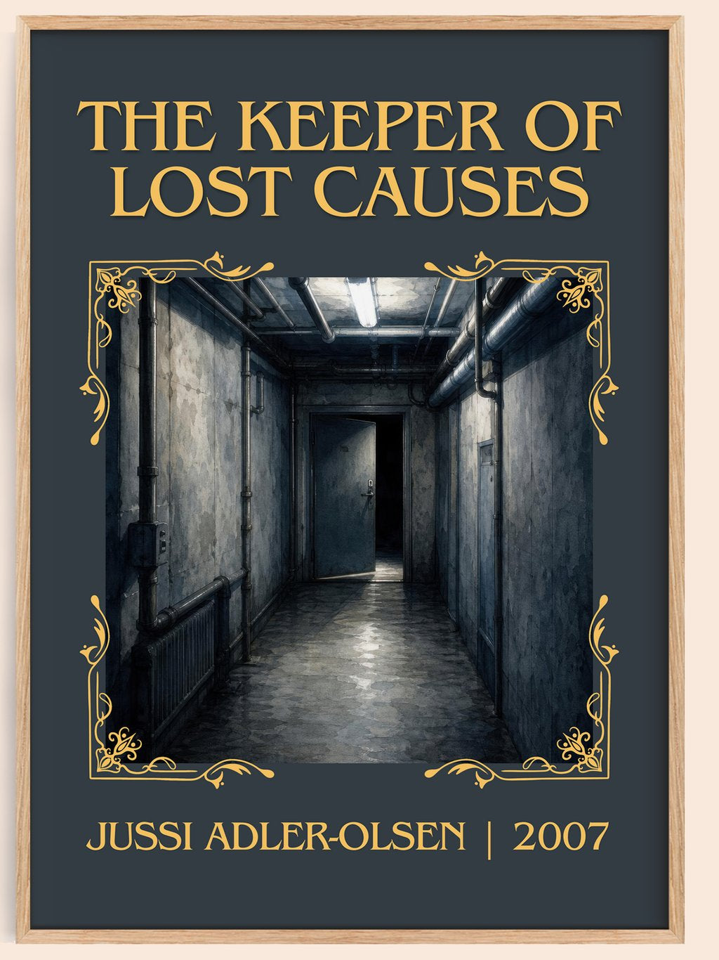 The Keeper of Lost Causes Classic Book Art Print by Jussi Adler-Olsen – book poster