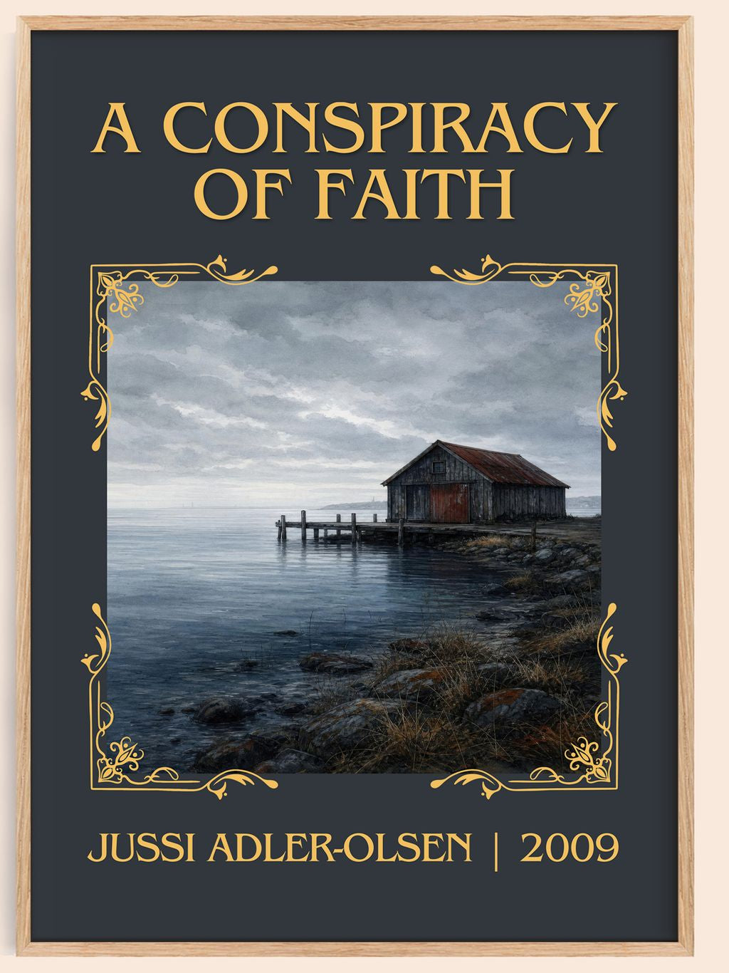 A Conspiracy of Faith Classic Book Art Print by Jussi Adler-Olsen – book poster