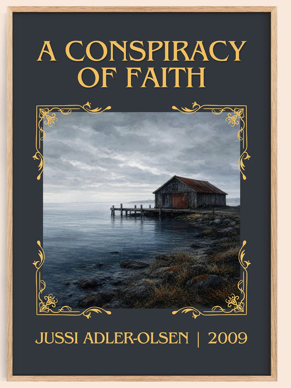 A Conspiracy of Faith Classic Book Art Print by Jussi Adler-Olsen – book poster