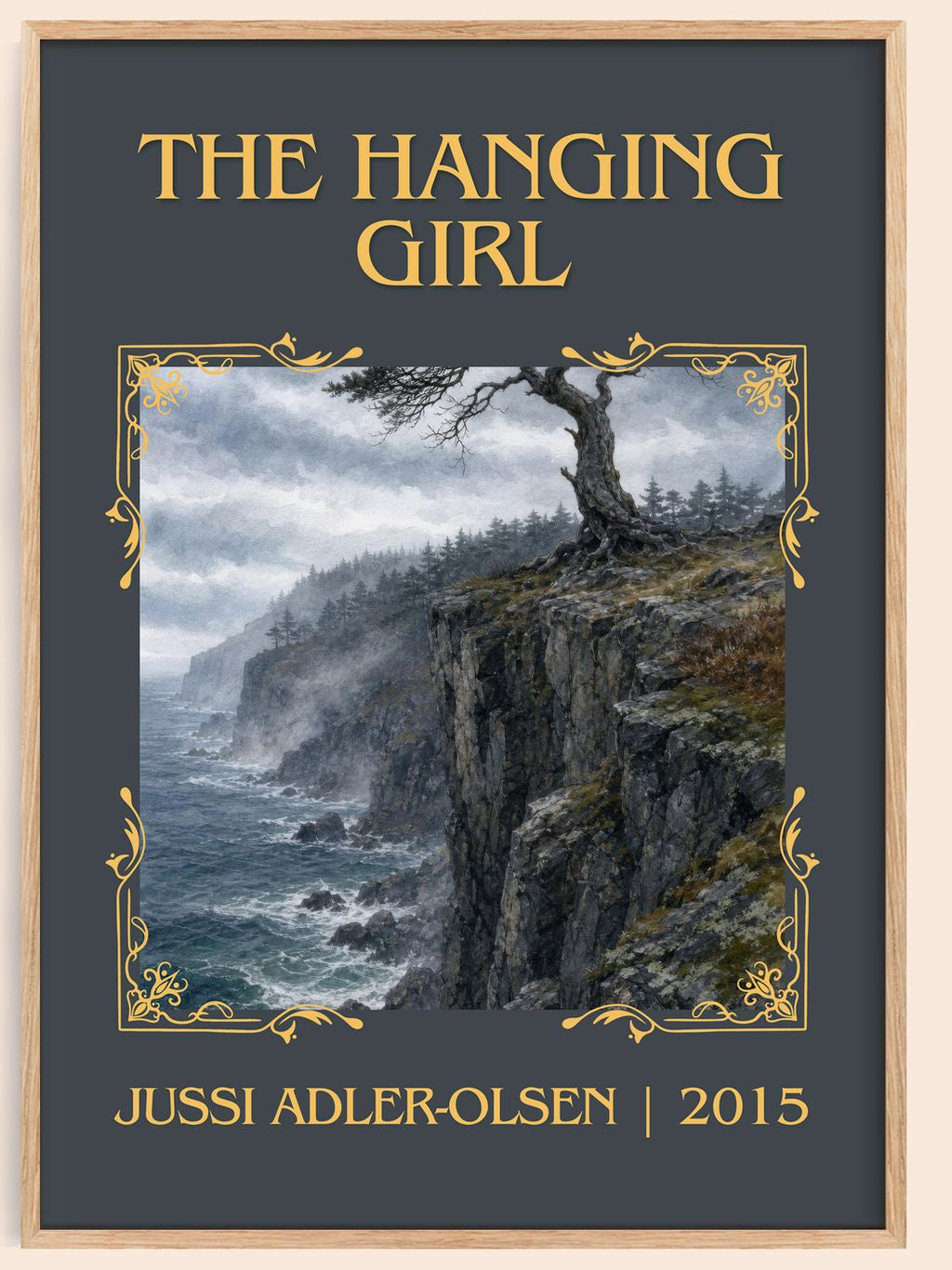The Hanging Girl Classic Book Art Print by Jussi Adler-Olsen – book poster