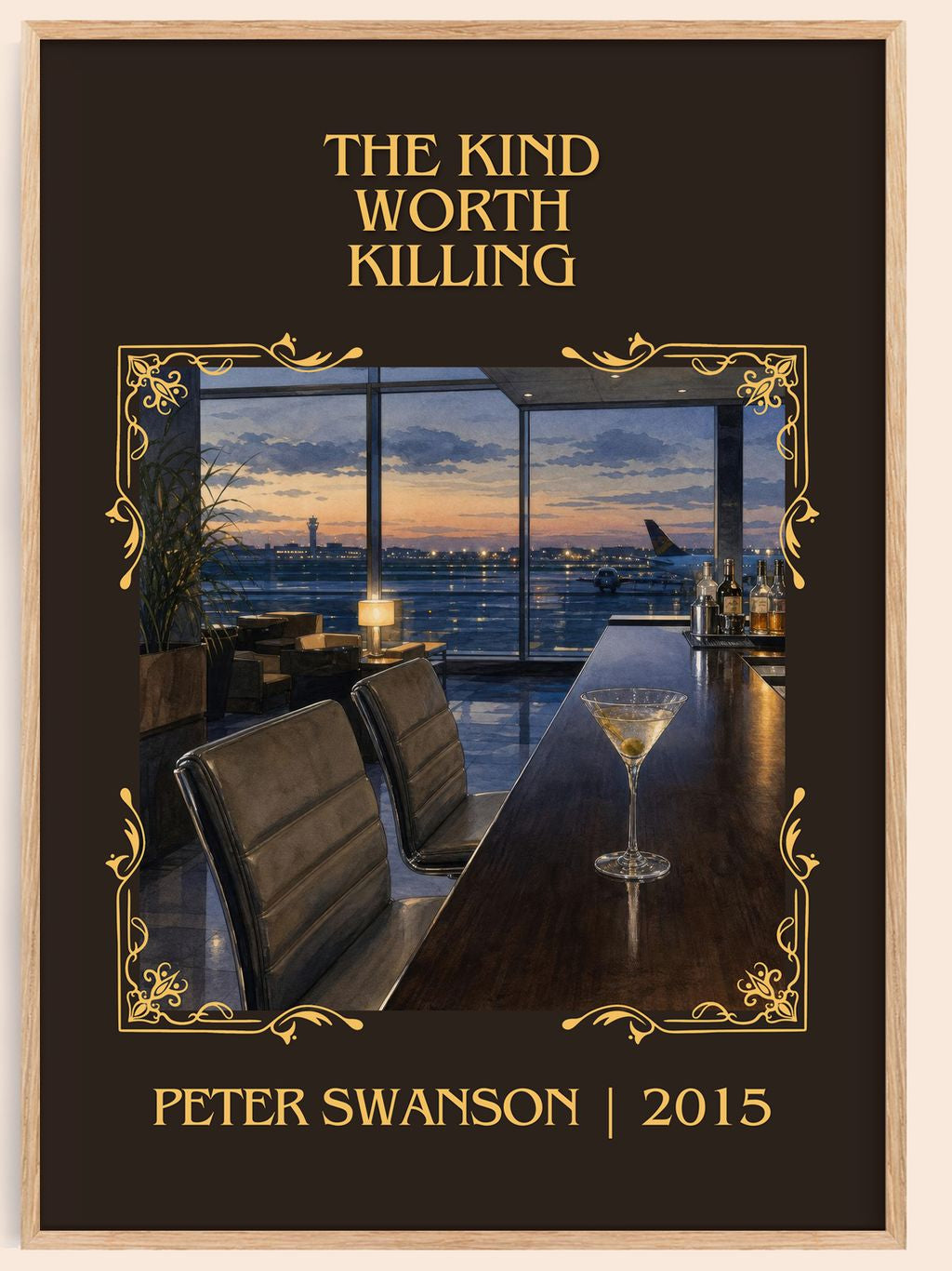 The Kind Worth Killing Classic Book Art Print by Peter Swanson – book poster