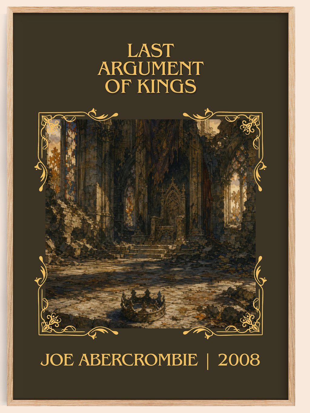 Last Argument of Kings Classic Book Art Print by Joe Abercrombie – book poster