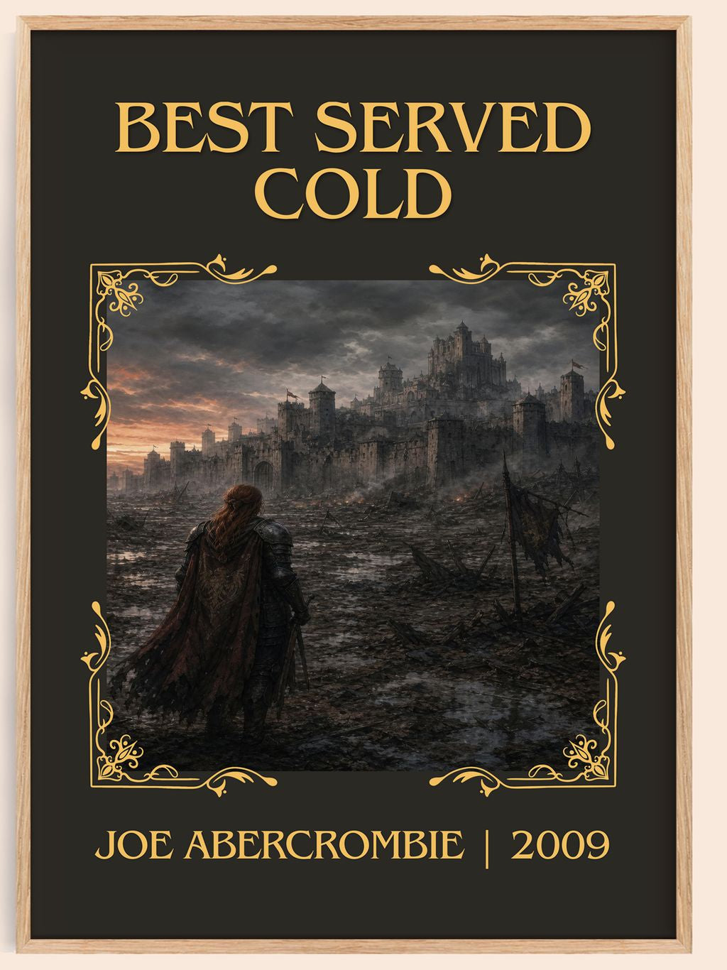 Best Served Cold Classic Book Art Print by Joe Abercrombie – book poster
