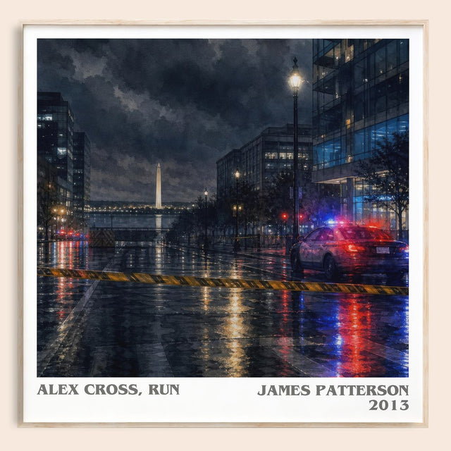 Alex Cross, Run Literary Art Print by James Patterson